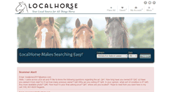 Desktop Screenshot of localhorse.com