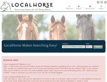 Tablet Screenshot of localhorse.com
